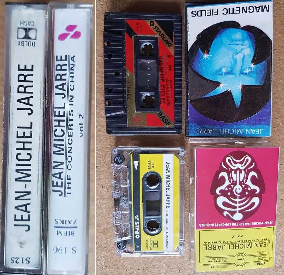 kaseta magnetofonowa audio Jean Michel Jarre kolekcja płyt  lata 90-te