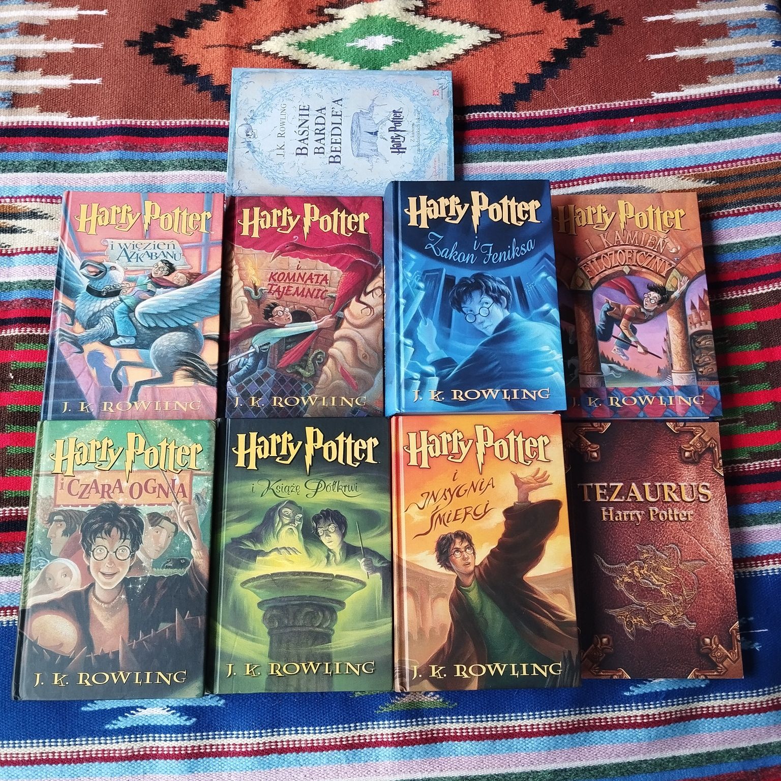 Harry Potter tomy 1-7 Tezaurus Baśnie Barda Beedle'a