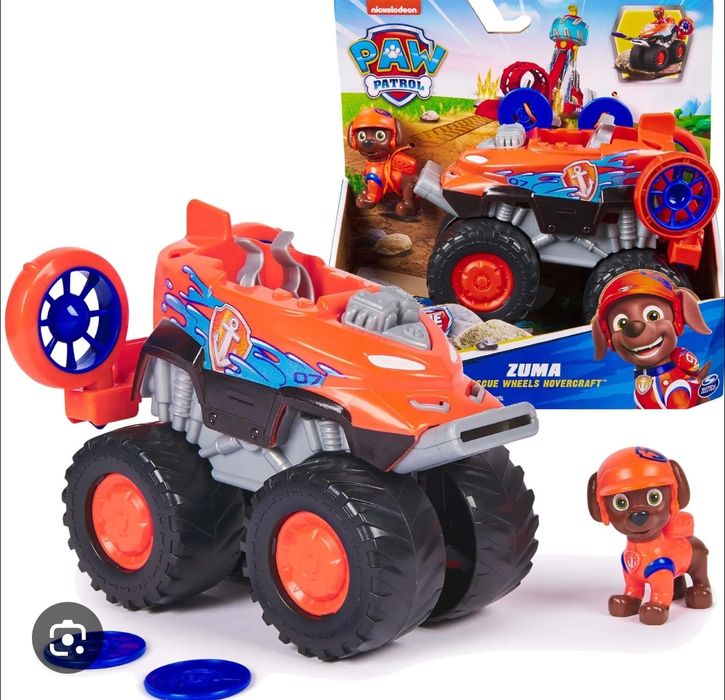 Psi Patrol Rescue Wheels Zuma z pojazdem