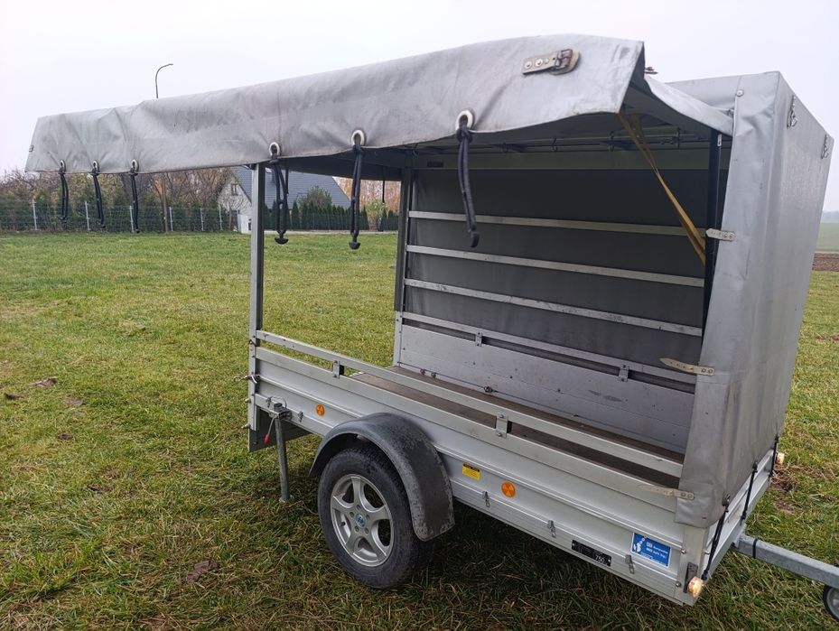 Przyczepa samochodowa lekka 750 Kg DMC 250cmx125cm