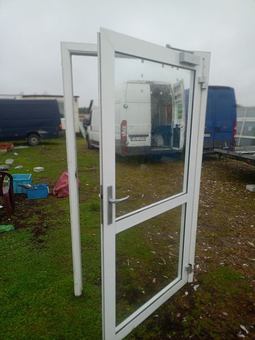 Drzwi aluminiowe używane z Niemiec super stan dostawa gratis cały Kraj