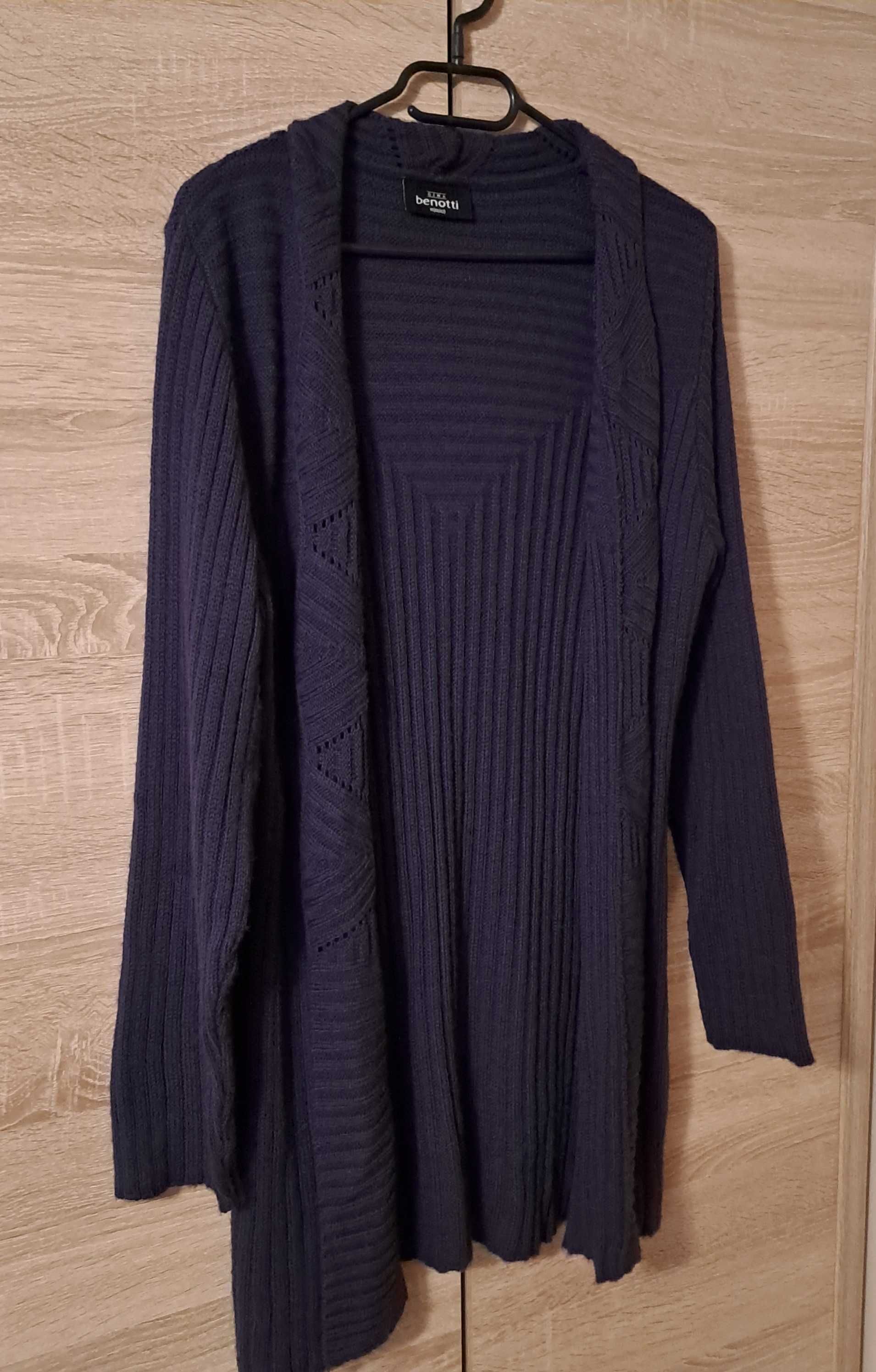 Sweter kardigan damski / rozmiar L/40