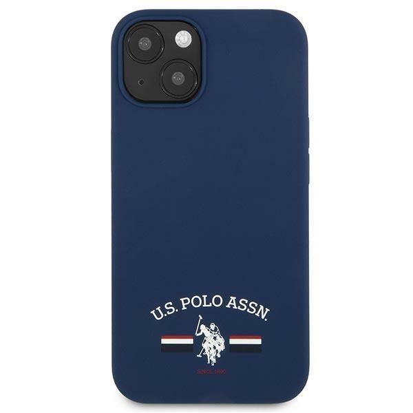 Etui U.S. Polo Assn. Silicone do iPhone 13 Mini 5,4", Granatowy