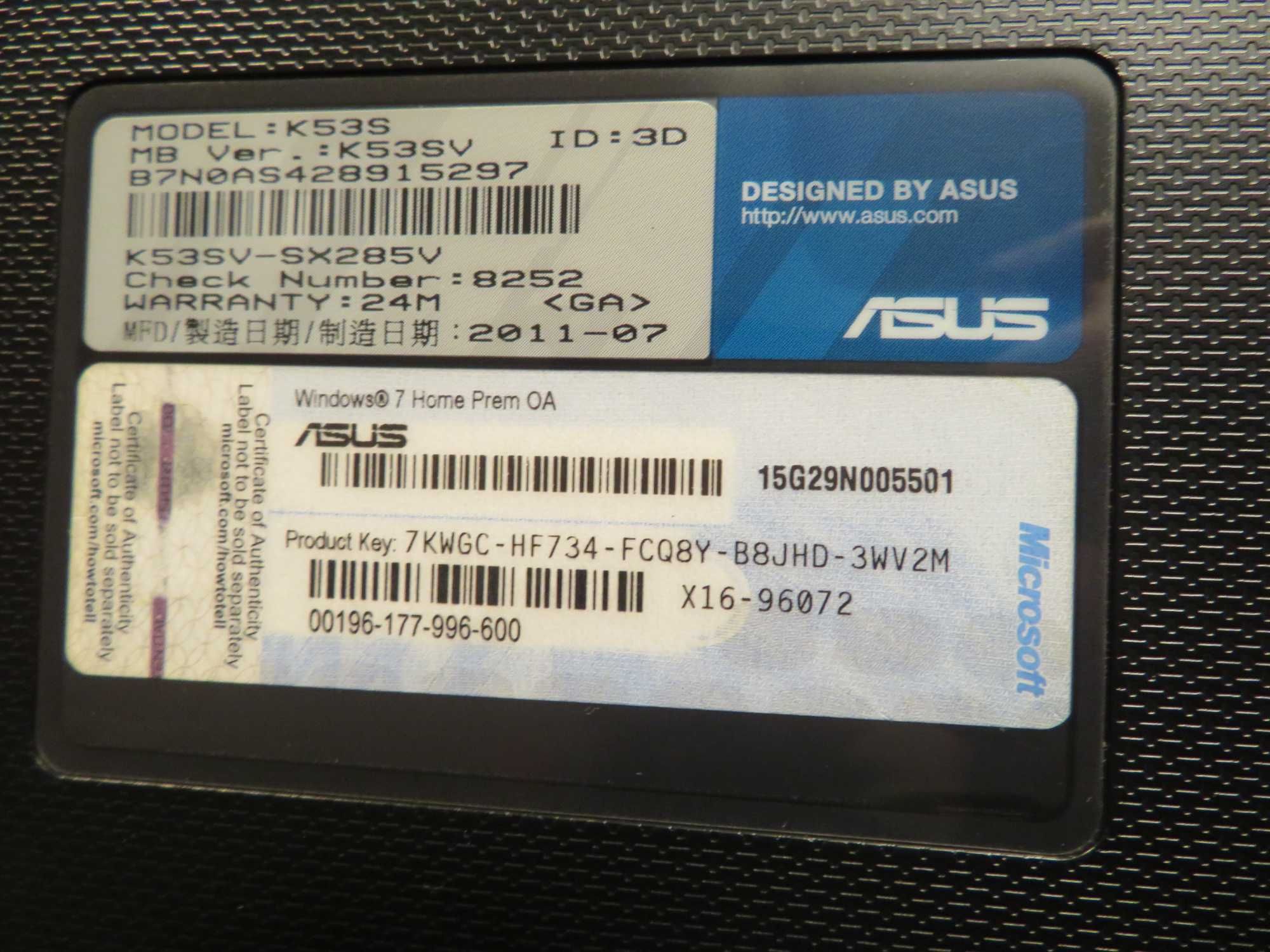 Computador Portátil ASUS