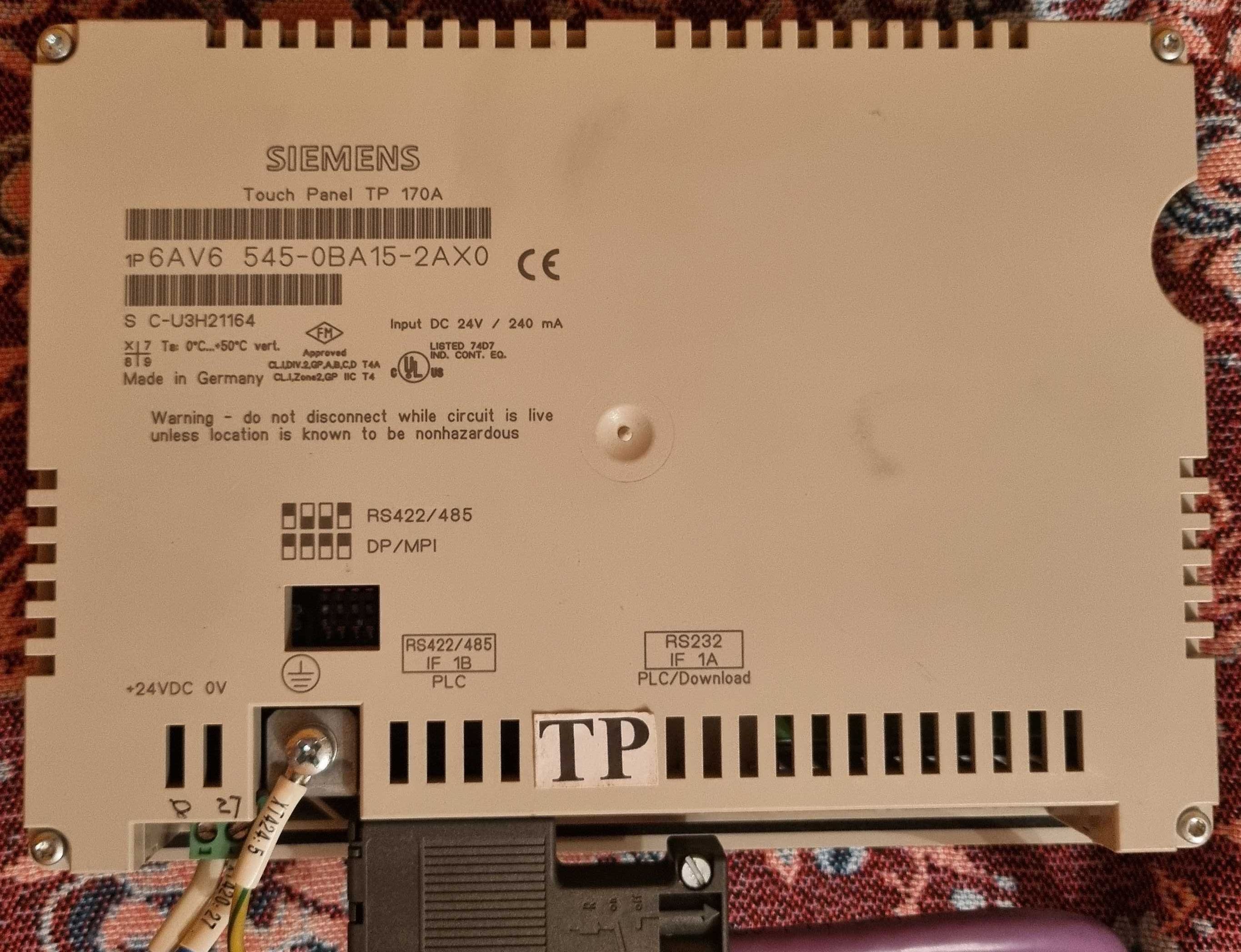 Siemens TP170A Touch
