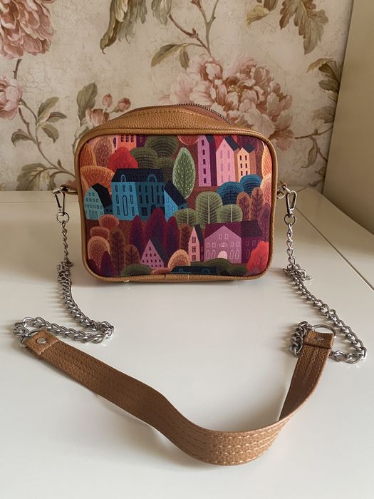 Шкіряна сумочка кроссбоді