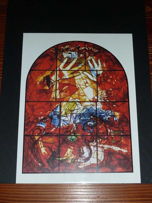 Marc CHAGALL - JERUSALEM WINDOWS - #12- 1988 rok