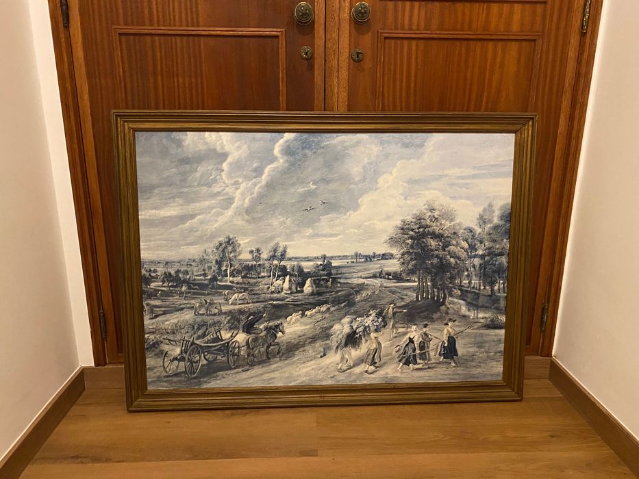 Quadro decorativo com moldura