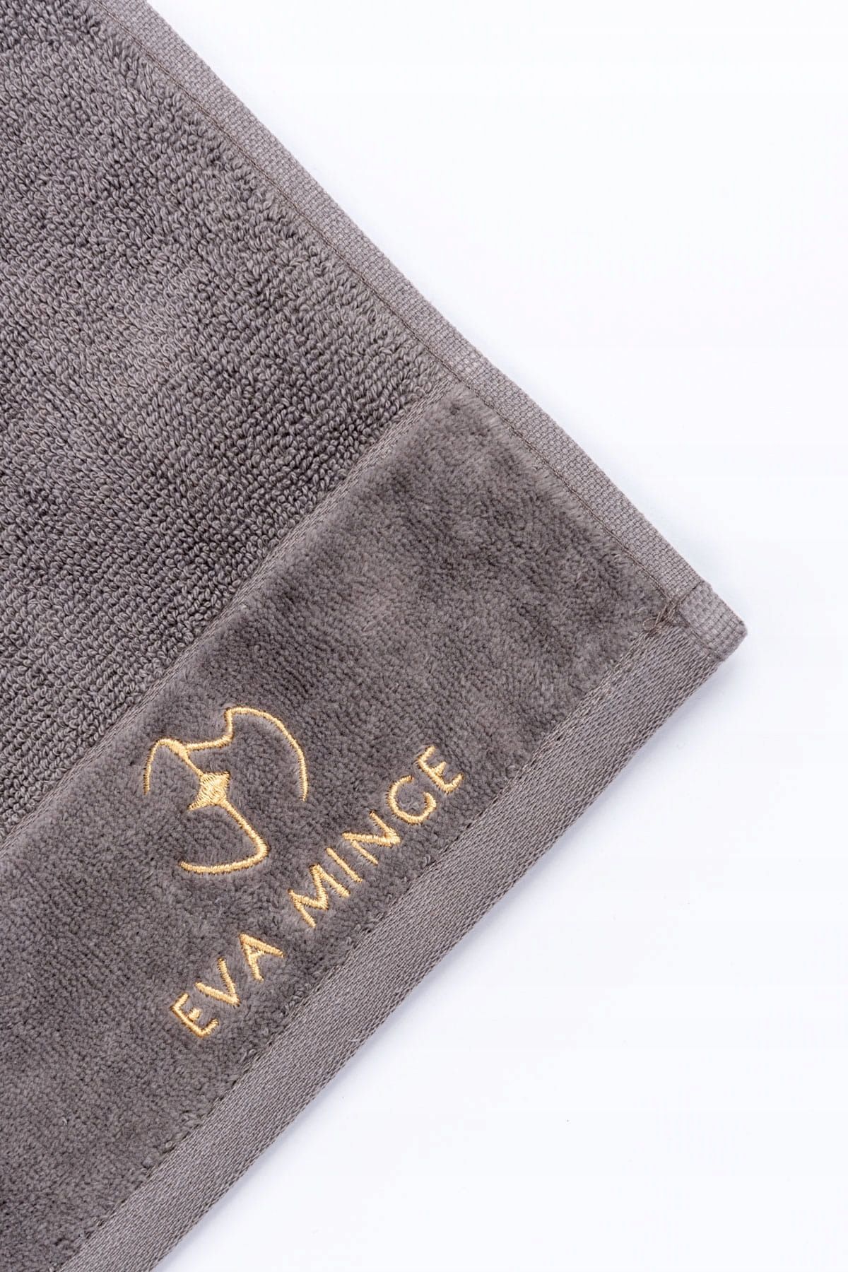 Ręcznik Gaja 30x50 szary frotte 550 g/m2 frotte Eva Minge