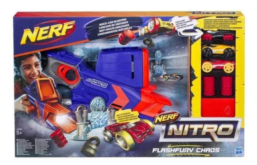 NERF NITRO flashfury CHAOS wyrzutnia autek