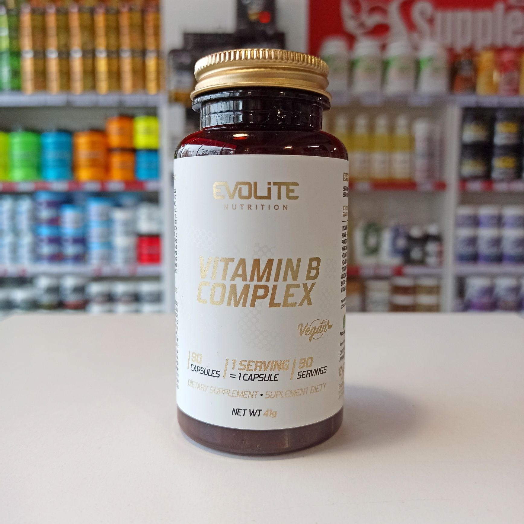 Evolite Vitamin B Complex 90kaps Witaminy z Grupy B Wsparcie Umysłu