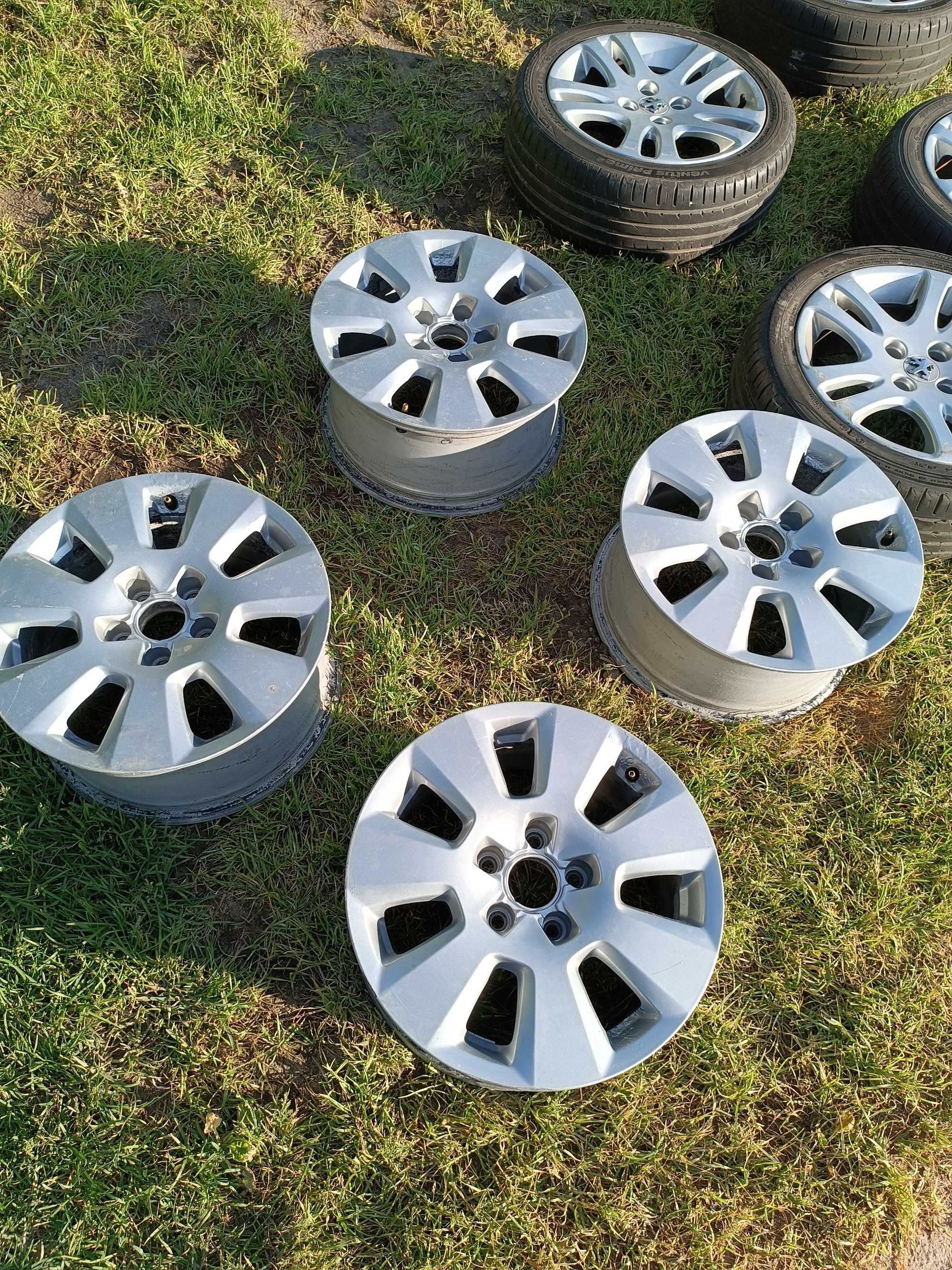 Felgi aluminiowe audi A6 VW Skoda merc 5×112 r16 ronal et 37  7.5 cala