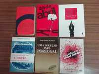 Lote de 6 livros Revolução de Abril