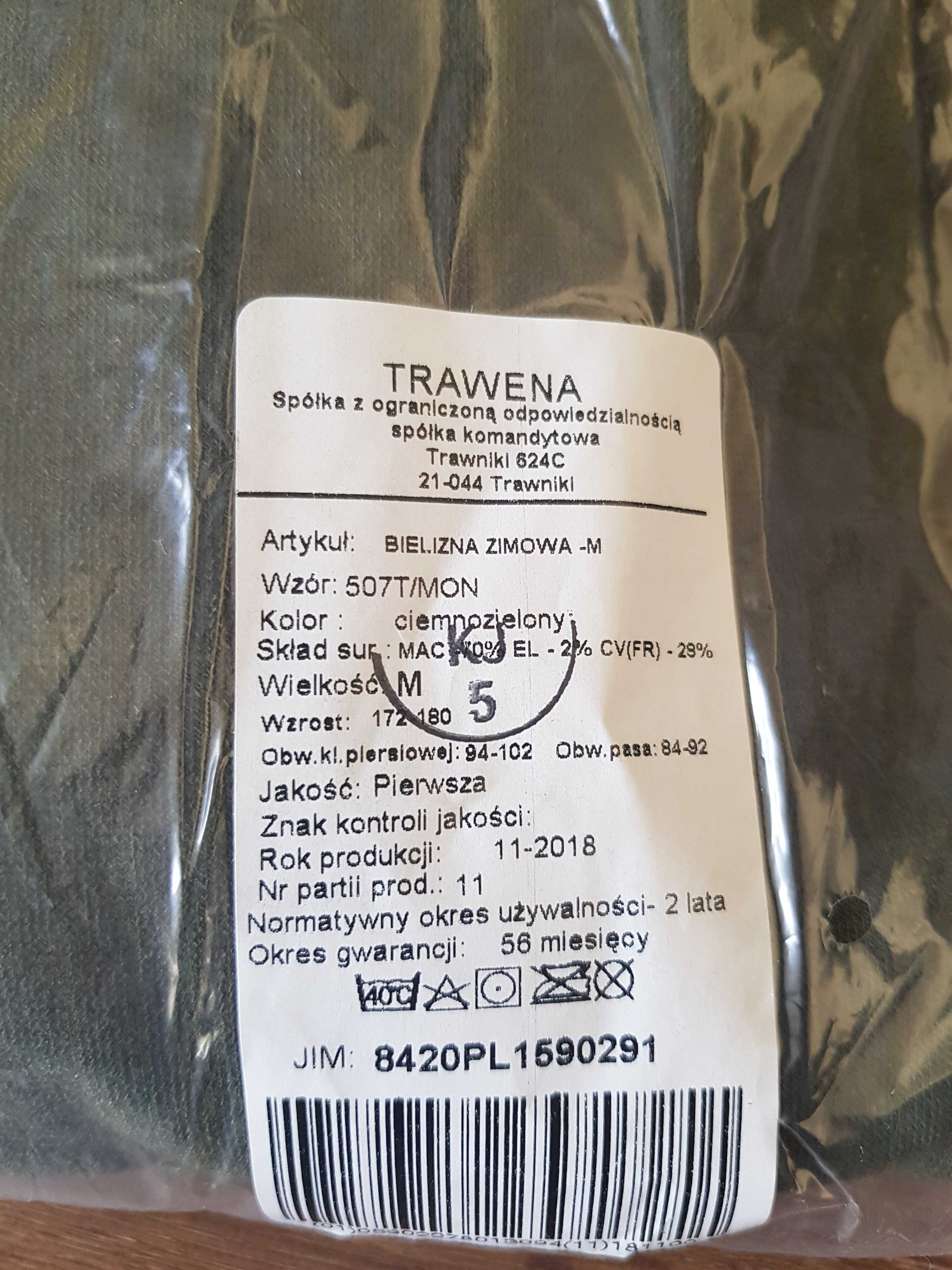 Bielizna zimowa długa 507T MON