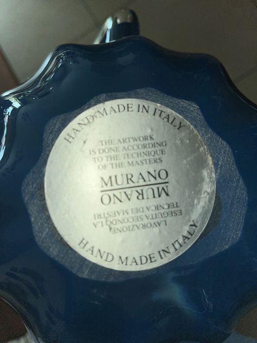 Murano patera misa piekna nowa z sygnatura