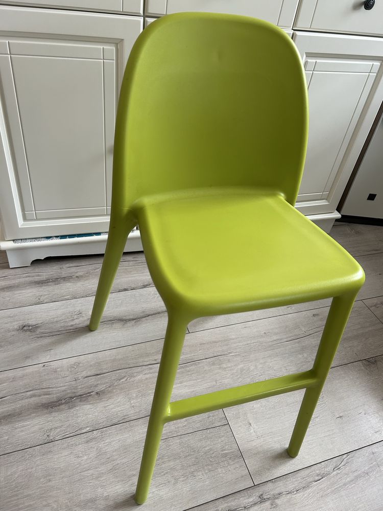 Krzeslo krzeselko Ikea Urban wysokie dla dzieci do stolu jadalnia