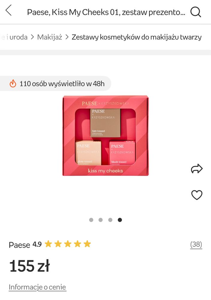 PAESE zestaw do makijażu
