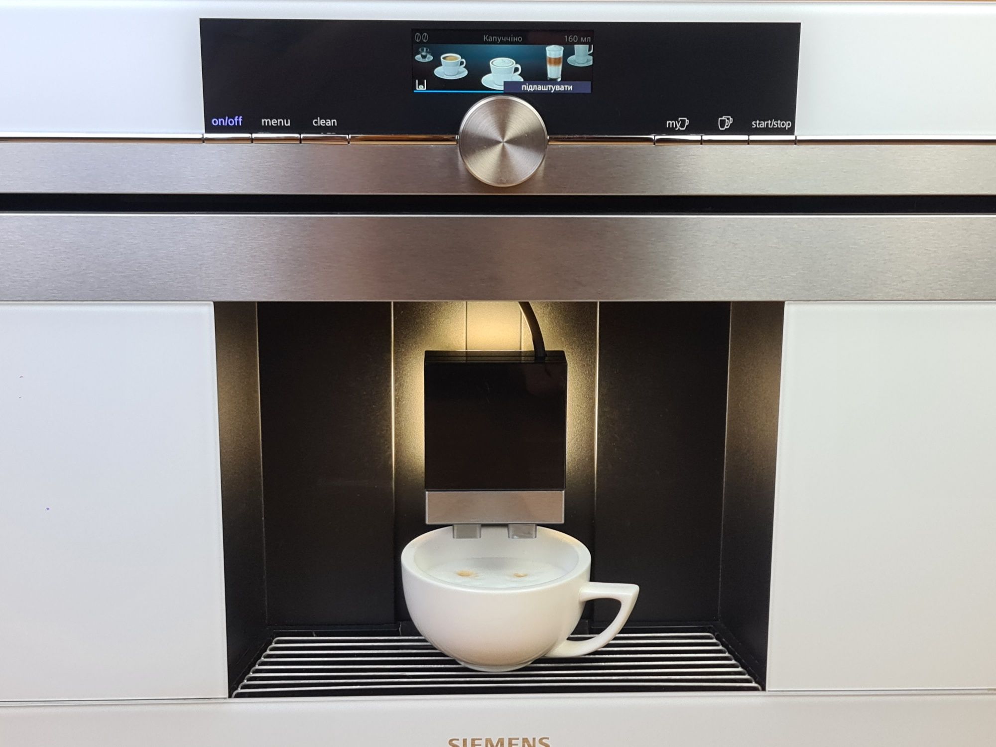 Вбудована кавомашина SIEMENS CT636LEW1 iQ700, встраиваемая кофеварка