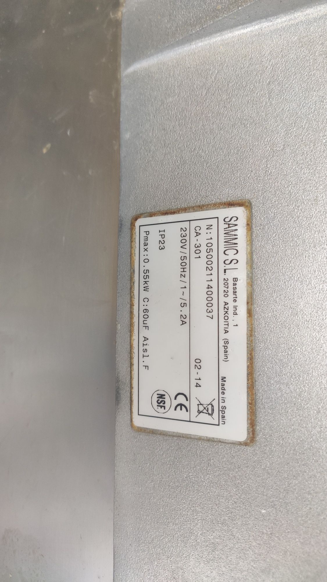 Szatkownica SAMMIC CA-301