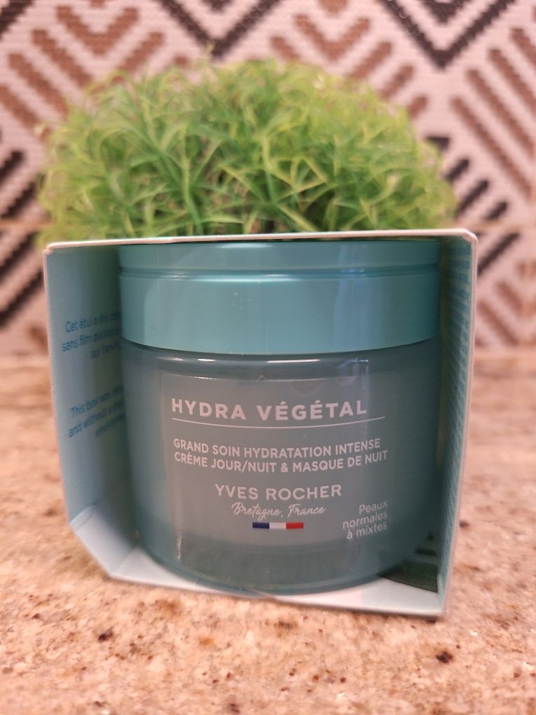 Krem silnie nawilżający na dzień noc maska Yves Rocher 75ml duży Nowy