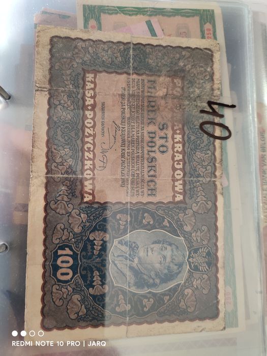 Banknot 100 marek polskich