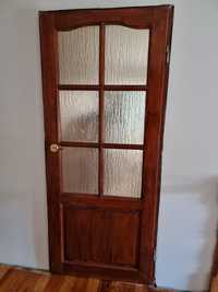 Drzwi wewnętrzne drewniane sosnowe