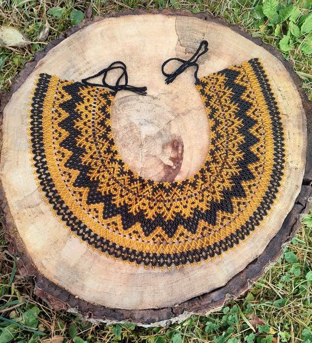 Силянка з бісеру прикраса ручної роботи етноприкраса