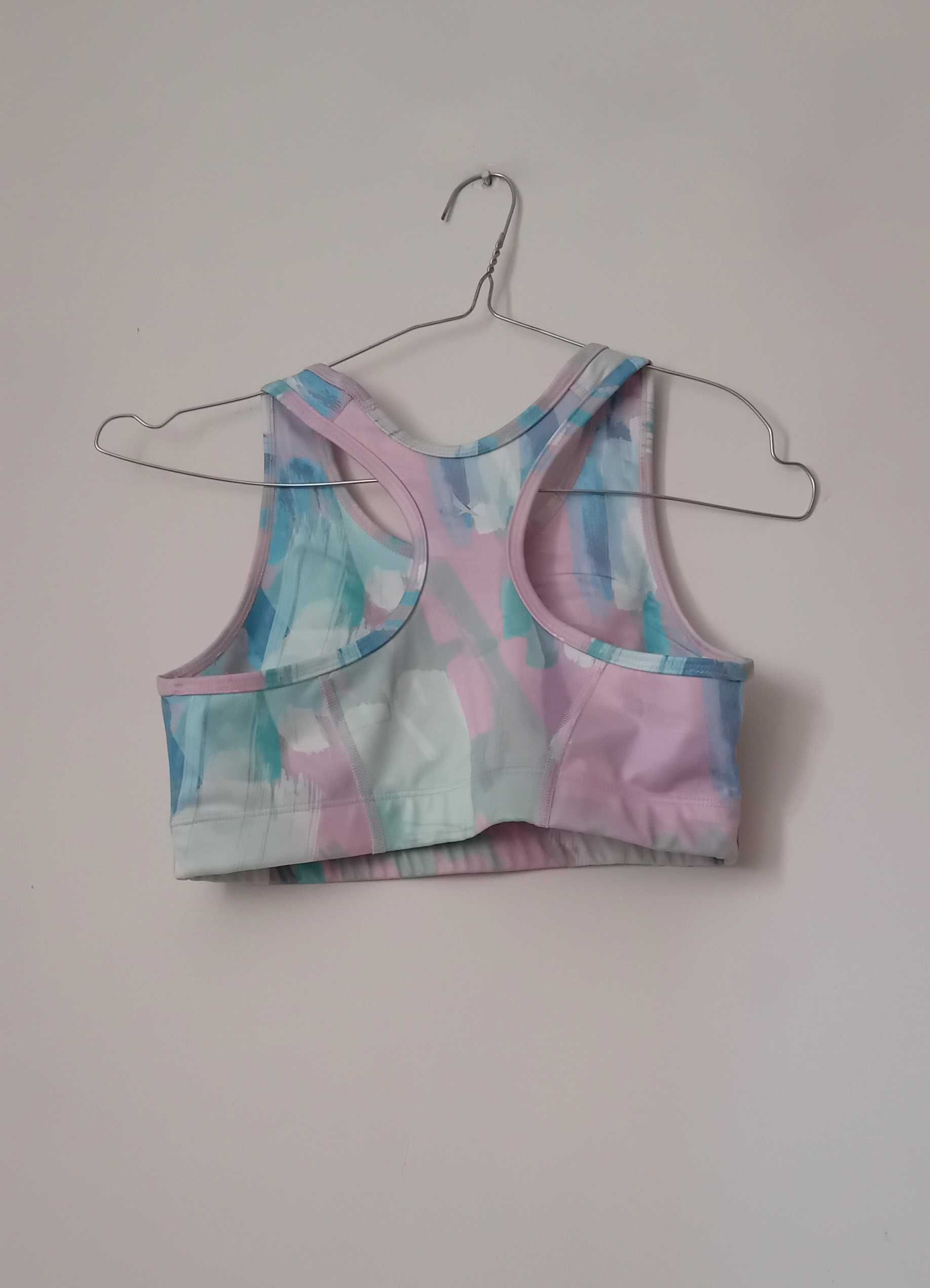 Pastelowy zestaw do ćwiczeń top legginsy tie dye rozm. 158-164 Soc