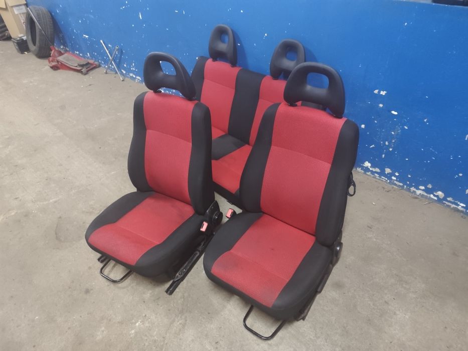 Fiat Seicento siedzenia,fotele- komplet przód plus tył ładne W-wa