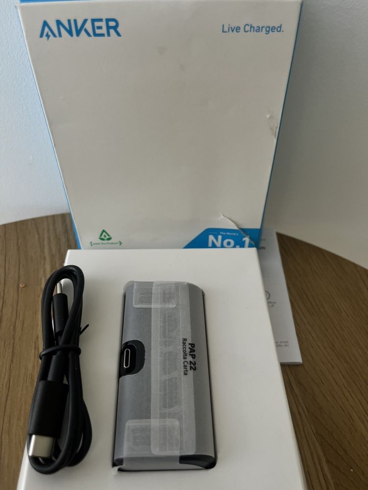 акумулятор Anker Nano Power Bank 5000mAh 22.5W USB Type-C.