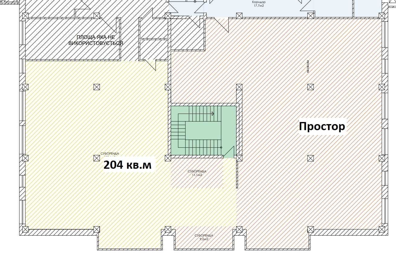 оренда частини маркету 2 поверх м. Славутич, пл. Привокзальна, 5