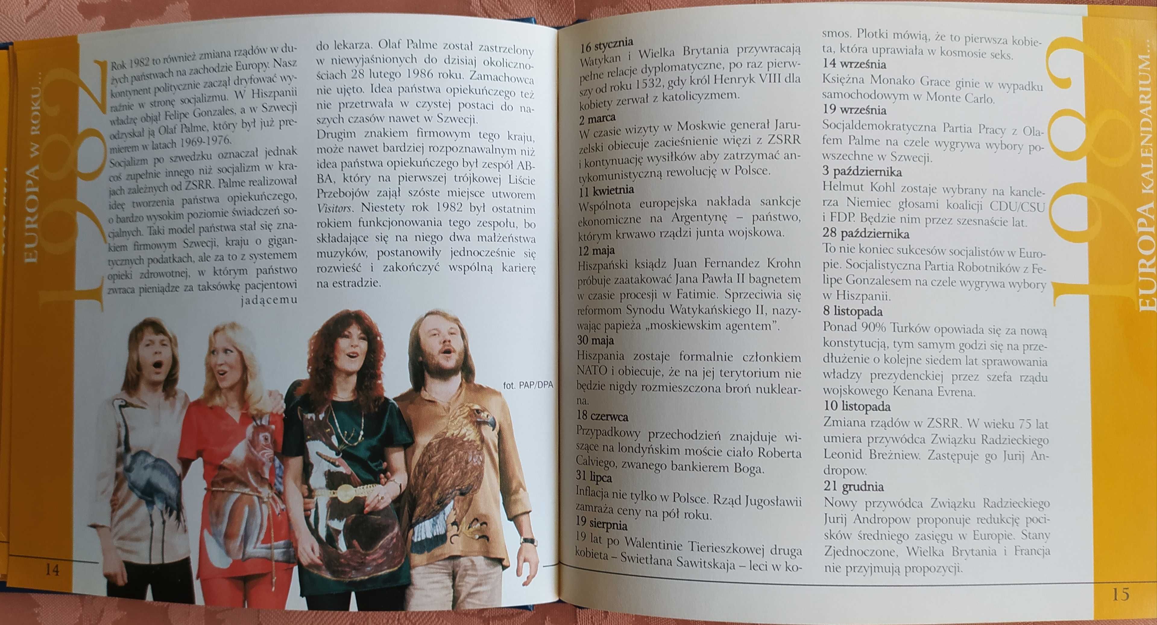 25 lat listy przebojów Trójki - rok 1982- Książka +CD