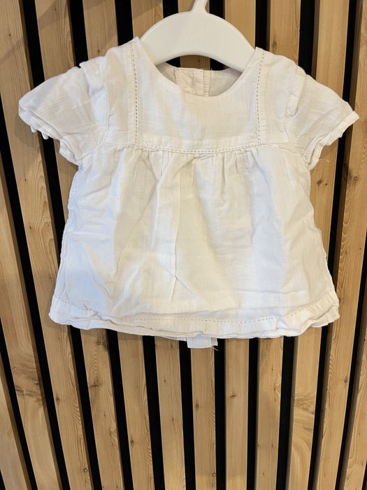 Bluzeczka biała/ m&s / boho