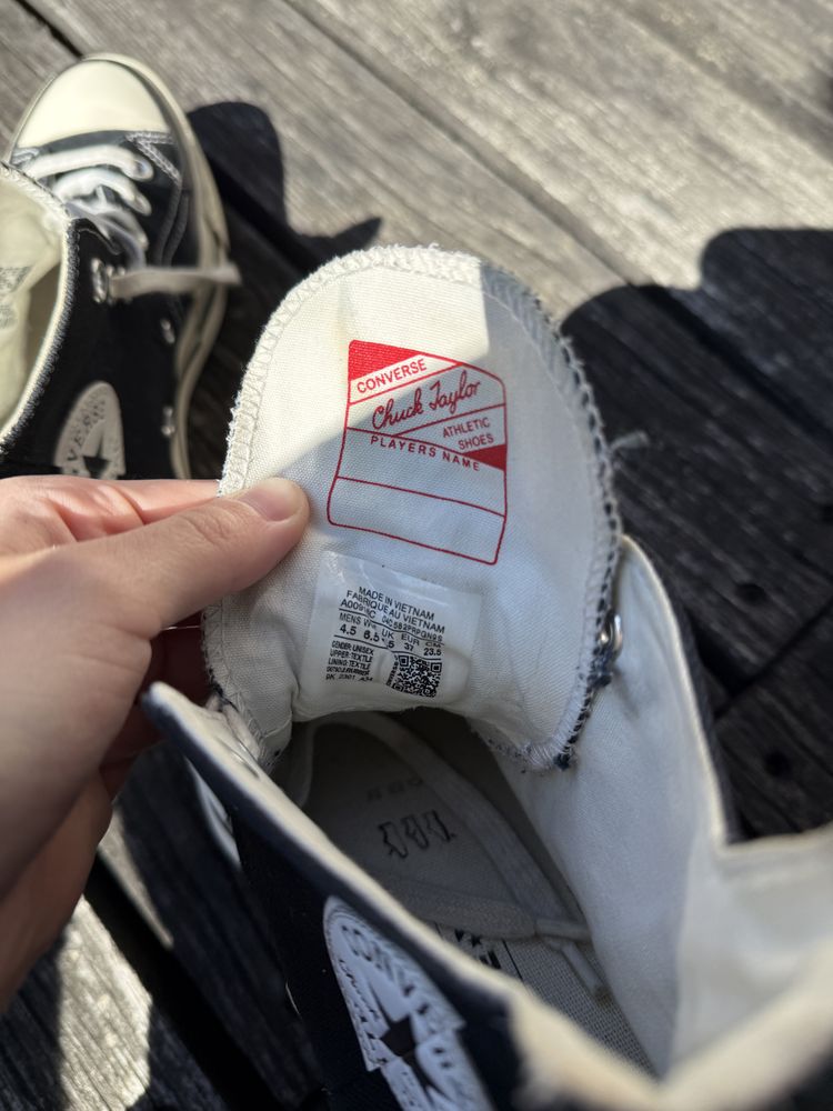 Converse chuck 70 plus czarne 37 jak nowe