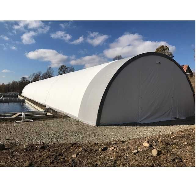 Hala namiotowa łukowa 9x18x4,5 m magazyn wiata konstrukcja ocynkowana