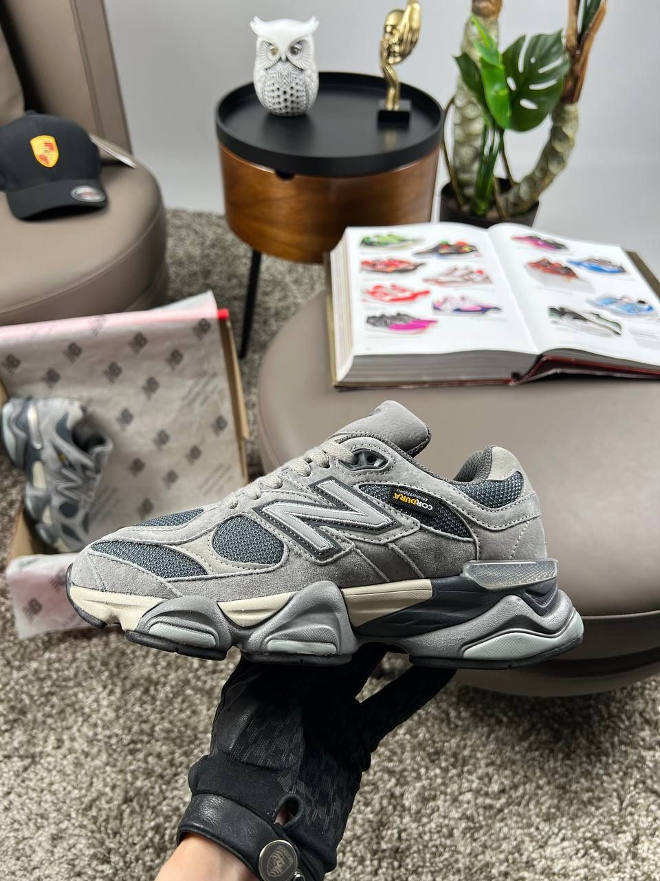 Женские кроссовки New Balance 9060 Grey 36-41 нью беленс кросівки