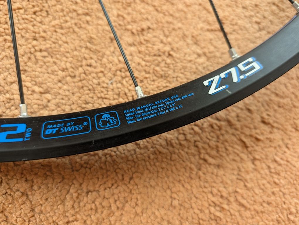 Вілсет, колеса DT Swiss 27.5 Boost 350, sram XX1, novatec