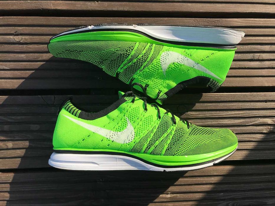 Nike Flyknit Trainer Electric Green unpadded EUR 46