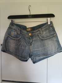 Krótkie spodenki jeansowe damskie rozmiar L