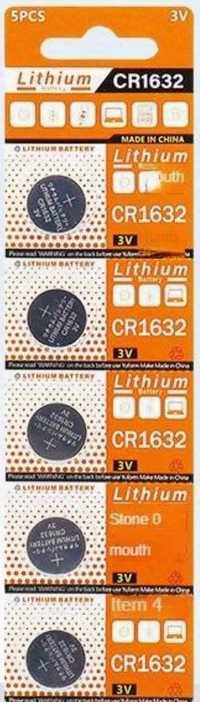 pilhas lithium cr1632