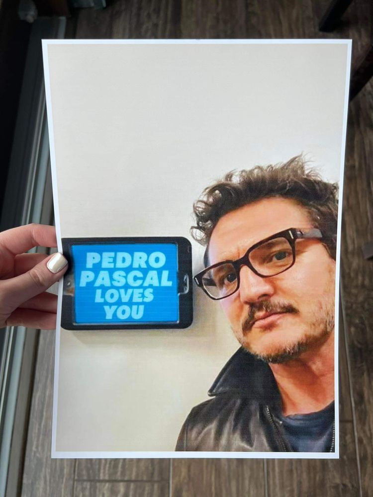 Plakat A4 kodak pedro pascal