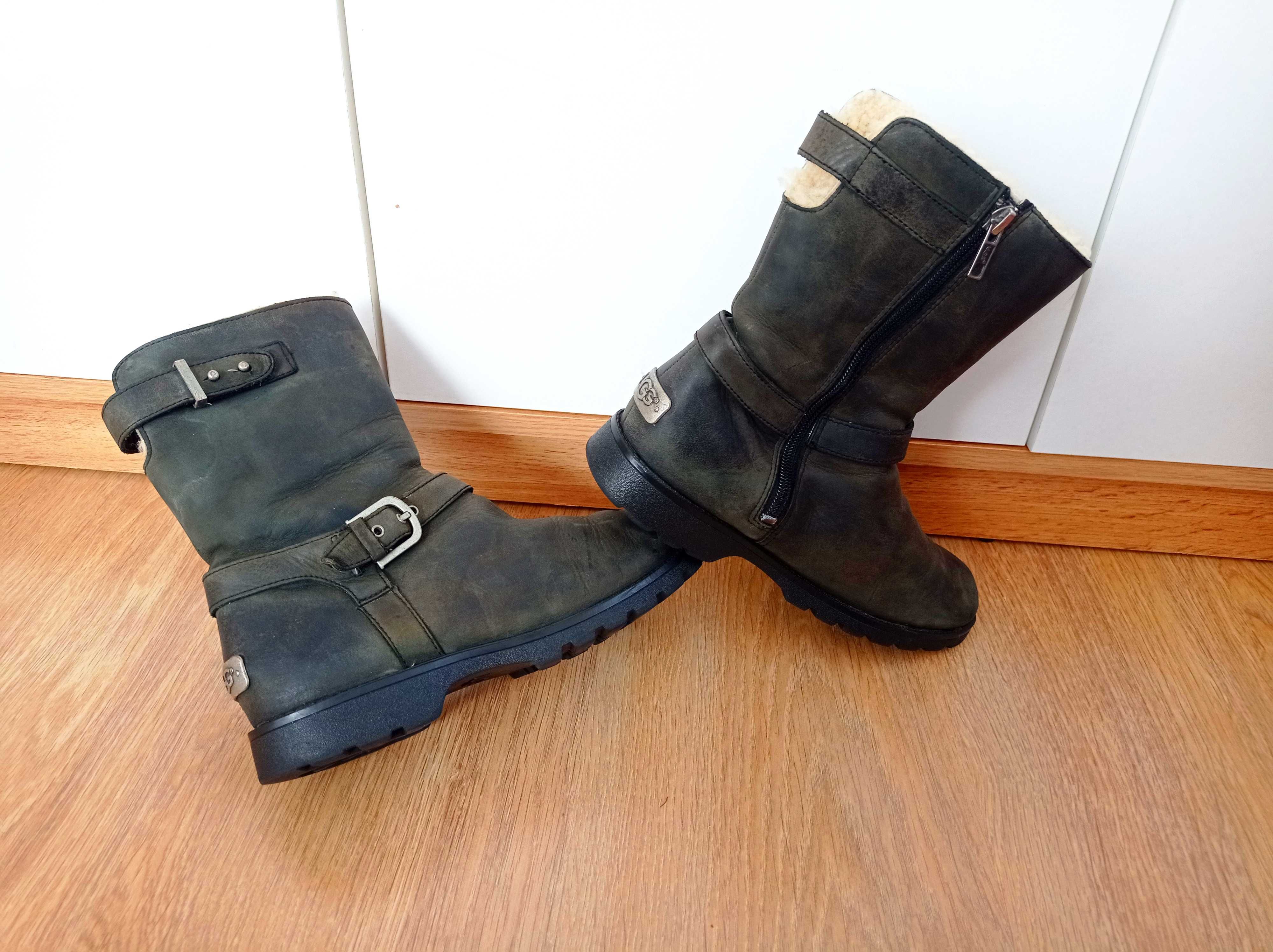 UGG Australia buty zimowe 37 damskie Trapery Botki Kozaki Śniegowce