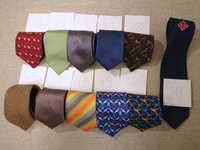 Krawaty różne wełna jedwab