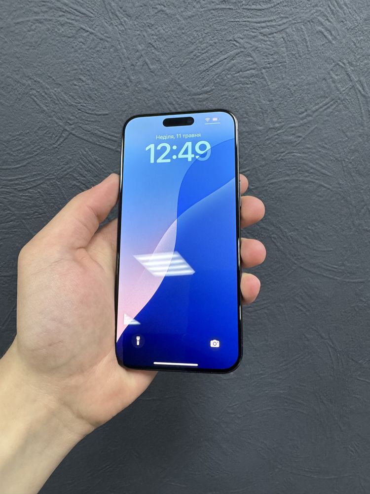iPhone 15 Pro Max 256gb Black Titanium Neverlock з Гарантією!