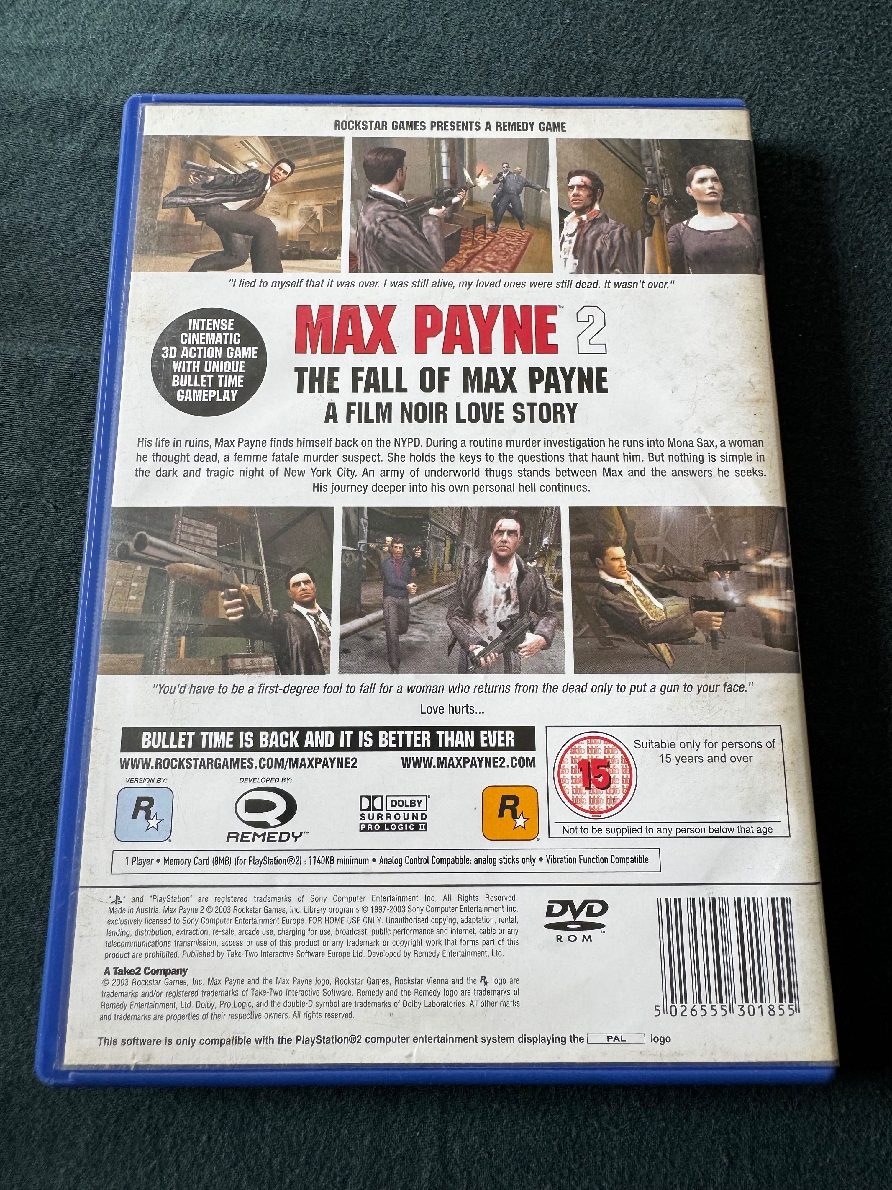 Max Payne 2 z kartą pamięci
