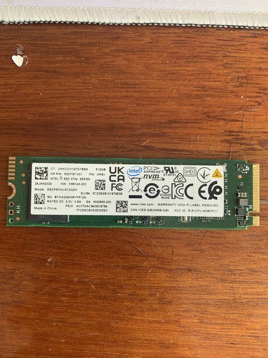 SSD  256GB/512GB