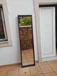 Quadro Espelho Grande Castanho Escuro