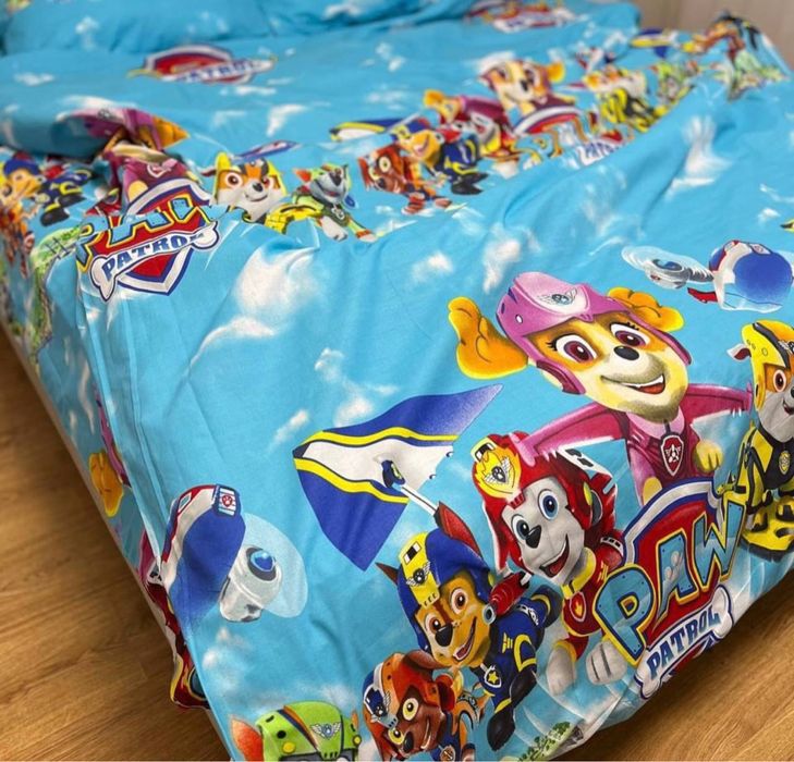 Постіль Щенячий ПАТРУЛЬ для дівчаток та хлопчиків