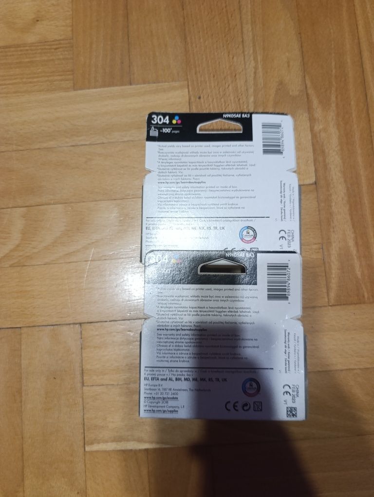 2 sztuki Nowe Tusz do drukarki HP 304 kolor