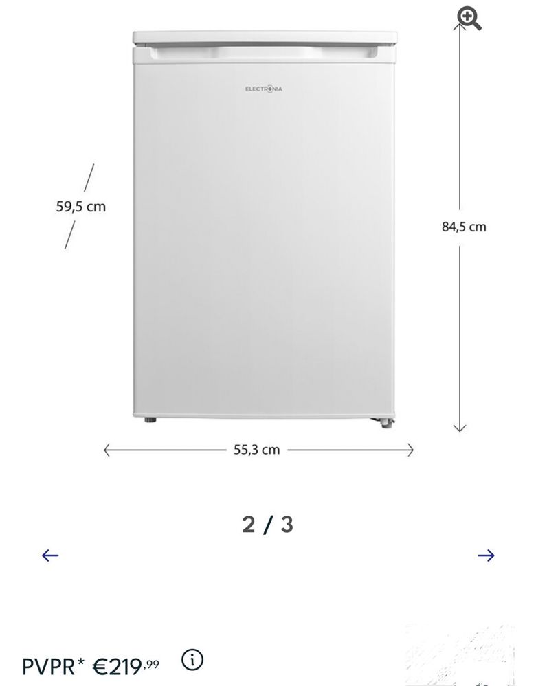 Arca vertical três gavetas